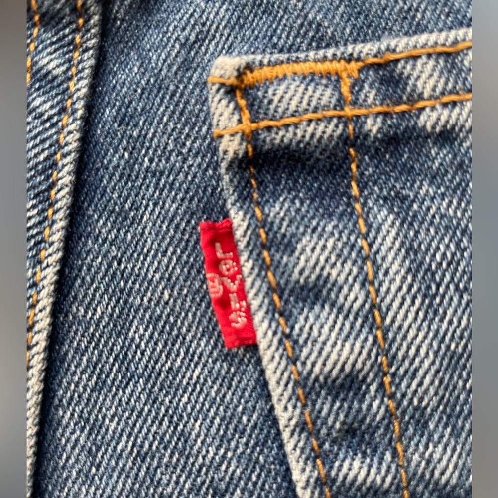 Levi’s Vintage 550 Relaxed Fit Denim Jeans 26x28 Medium Wash - Picture 7 of 11